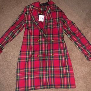 Never worn plaid dress